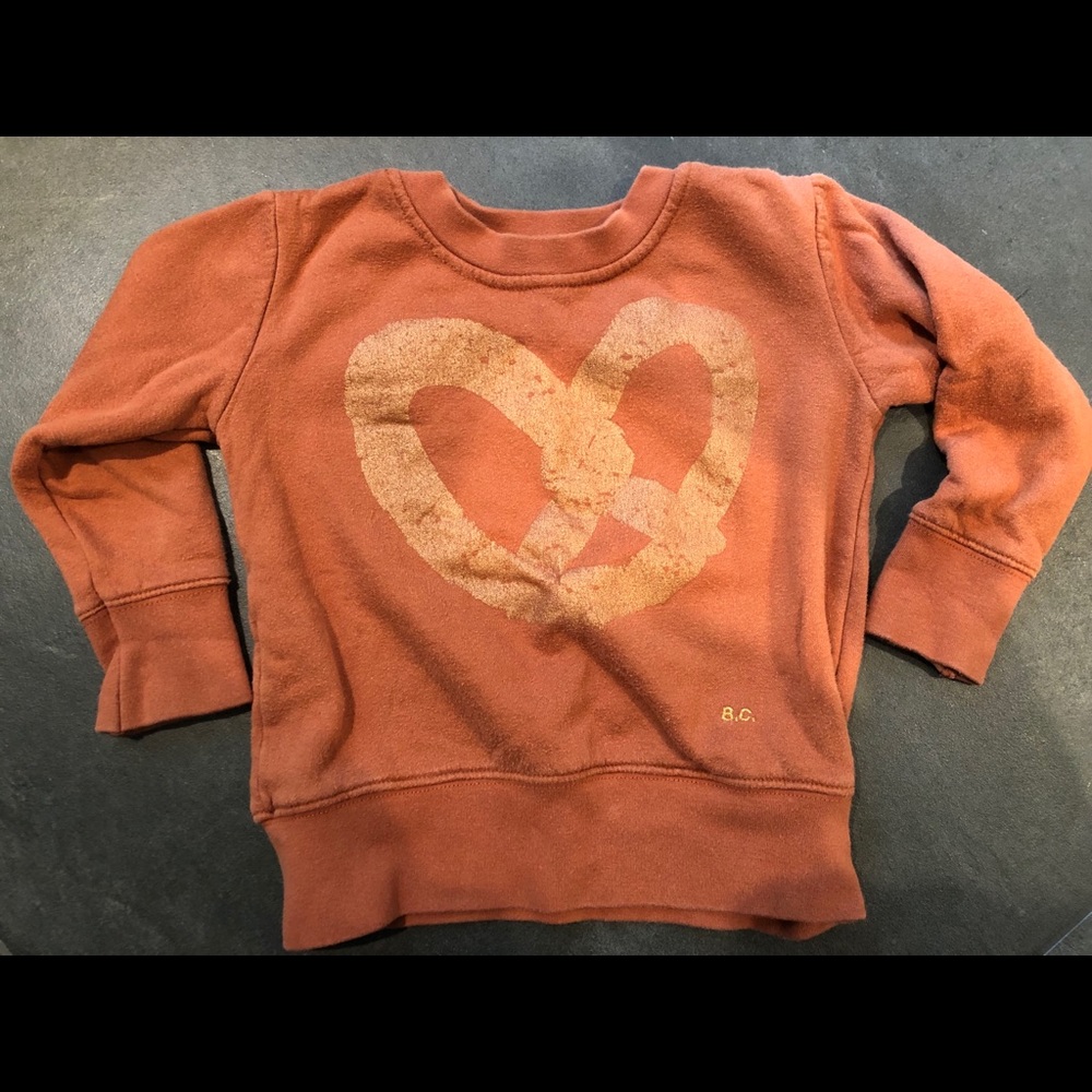 Vintage Bobo Choses pretzel sweatshirt size 2-3